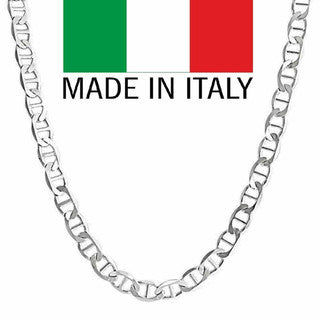 .925 Sterling Silver 3mm Mariner Chain