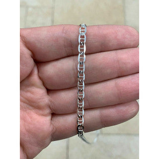 .925 Sterling Silver 3mm Mariner Chain