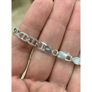 .925 Sterling Silver 3mm Mariner Chain