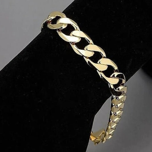14K Yellow Gold Filled Cuban Bracelet